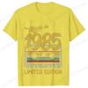 Fashion Birthday Gift for Men T-shirt Vintage Made in 1985 40th Birthday 40 Years Old Tops Summer Streetwear Short Sleeve Tees