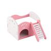 Hamster Kleintier Burg Schlafhaus Nest Spielzeug Rosa
