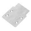 Stainless Steel Skid Plate Guard Chassis Armor for Traxxas 2WD 1/10 RC Car Upgrade Parts