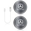 FA9LED Luminous Car Water Cup Holder Coaster Lamp For Mercedes Benz W203 W204 W205 W210 W211 W212 W221 W222 CLS CLA CLK SLK GLK