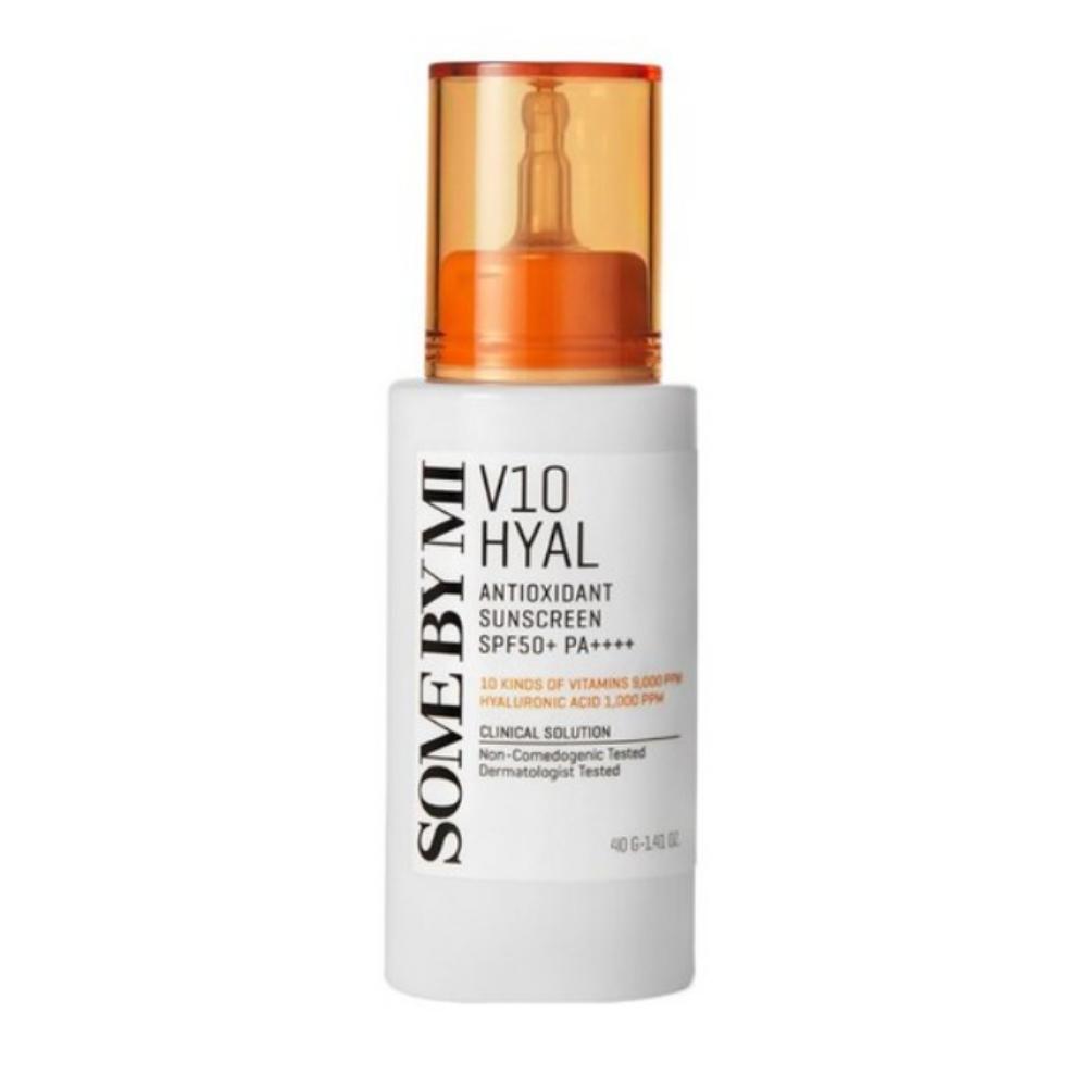 SOME BY MI V10 Hyal Hydra Capsule Sunscreen SPF50+ PA++++ Hydrating & Brightening Face Sun Cream 40g