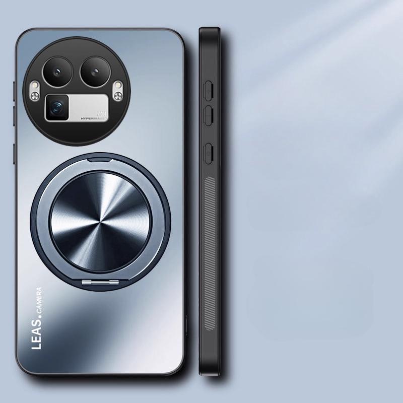 

Для Realme GT8 Pro AG Матовий Чохол Магнітне Кільце-Підставка Тримач Чохли для Realme GT 8 GT8pro Матовий Бампер Захисна Кришка Камери For realme GT8