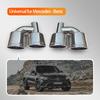 Mercedes-Benz C-Class W204 (08-14) Quad Exhaust Tailpipe - AMG Style Modified for Older Models