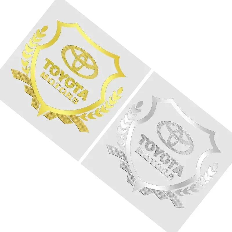 Car Stickers Wheat Badge Sticker Auto Body Side Window Trunk Decorative for Toyota Trd GR Corolla Avensis Yaris Rav4 Hilux Auris Camry