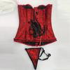 Women Corsets Abdominal Support Bustiers Shapewear with Thongs