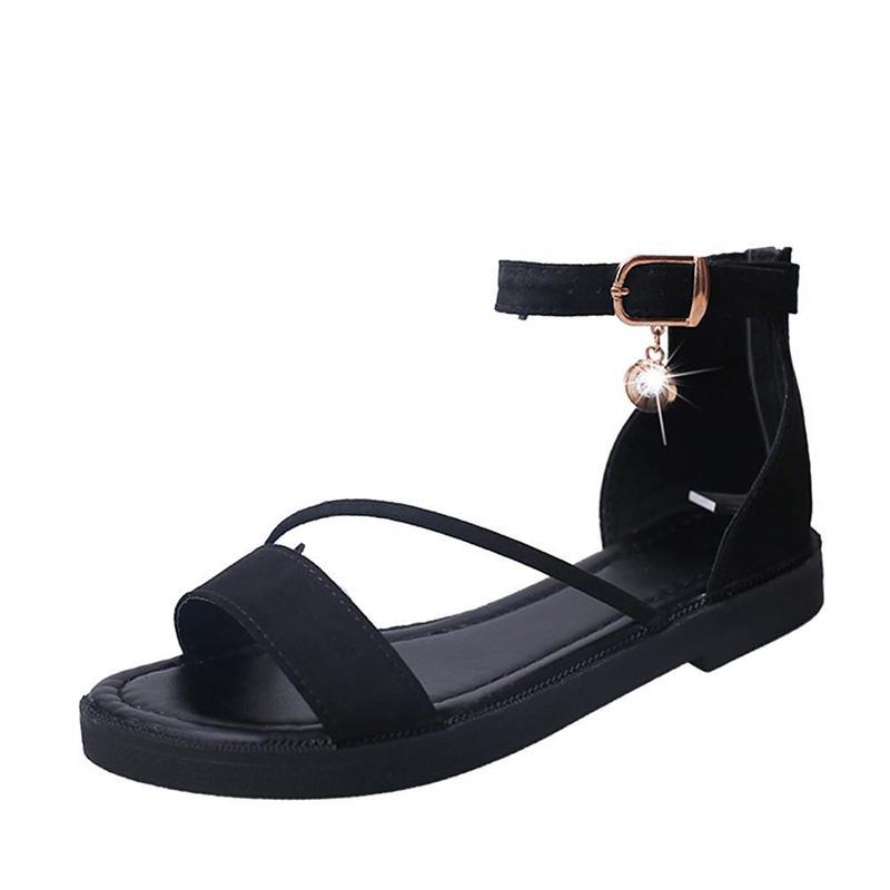 Elegant Women's Summer Sandals With Peep-toe And Low Heel For Stylish Comfort