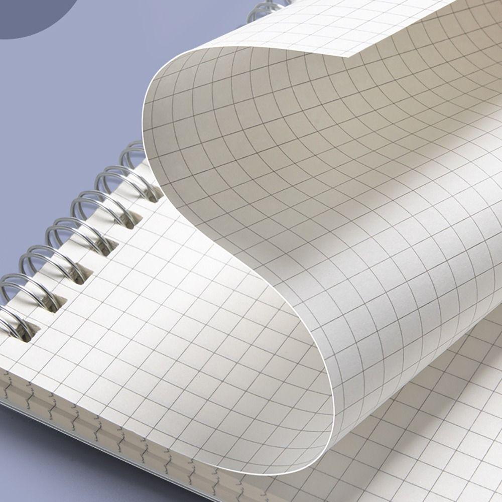 Grids/Blank/Horizontal Line Spiral Notepad Flip Over Design Memo Pad  School Office Supplies