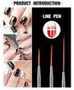34 Pcs Nail Electric Drill Nail File Art Gel Design Pen Painting Polish Brush Dotting Drawing Tools Set