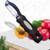 2-in-1 Swivel Vegetable Peeler Soft Grip Handle Kitchen Peeler Multifunctional Peeler  Household
