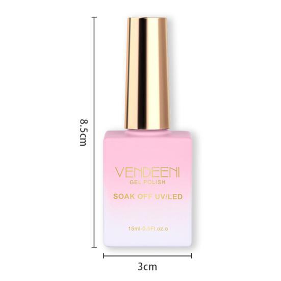 Nail Art 15ml Nail Transparent UV Nail Polish Safe Semi Permanent Lightweight Jelly Varnish Nail Salon