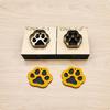 2 Pieces PawPrint Leather Cutting Die | Clean Burr Cuts, Sharp, Paw Print for Crafts,
