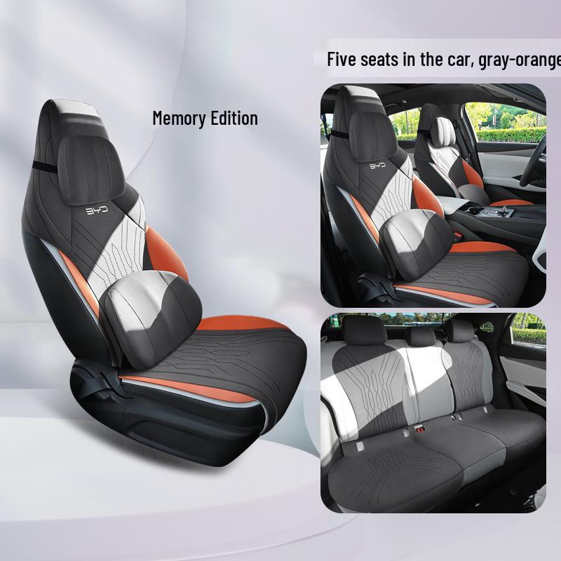 BYD Seal 06 DM-i Car Seat Cushion: Breathable, Non-slip, Flocking, Universal Fit for All Seasons