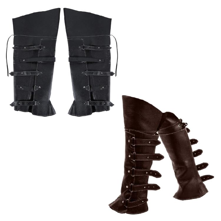 Coprigambe Steampunk Punk Medievali Copristivali da Pirata Costumi Rinascimentali