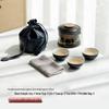 SX Portable Ceramic Travel Tea Set - Zen Black
