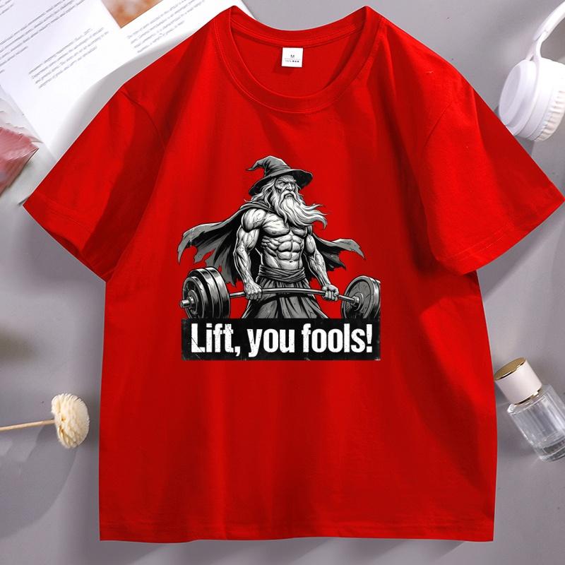 Funny Wiz Gym Workout Tshirt Unisex Casual Short Sleeve Cotton T Shirt Comfortable Tee Shirt High Quality Loose Clothes S