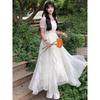 Teepause: Französisches Feenhaftes Erste Liebe Sommerkleid – Eleganter & Sanfter Strandurlaubs-Look