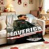 Top Gun Maverick Movie Theme Printed Flannel Blanket Ultra Soft Throw Blanket For Bedroom Bed Sofa Party Decor Birthday Gift