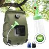 1PCS 20L Outdoor Camping Shower Bag Solar Heated Portable Bathing Bag Use Durable PVC Quick Heat-Up Outdoor Bath Water Bag