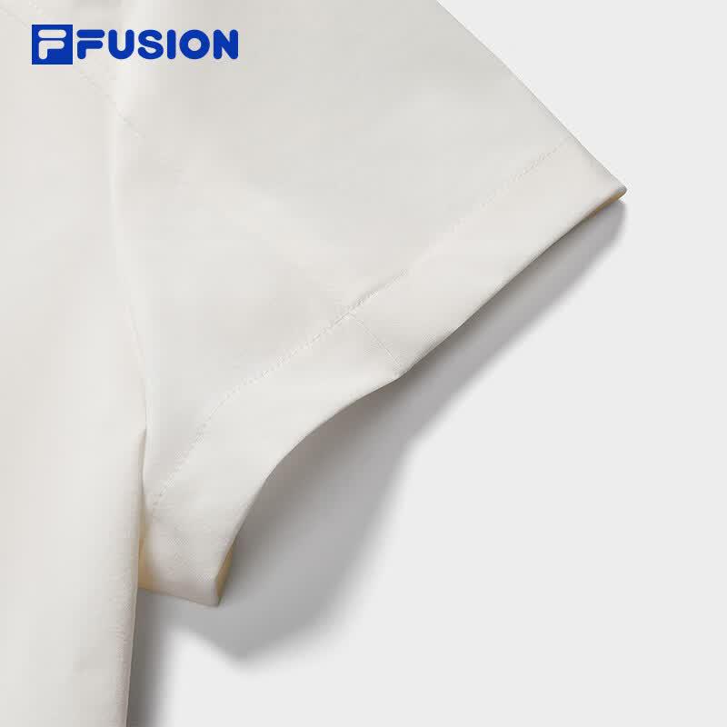 FILA FUSION Women's Woven Short Sleeve Polo Shirt