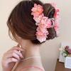 Women Hair Claw Artificial Flower Decor Hair Clip Back Head Shower Hair Clip Hair Styling Tool Hair Accessory