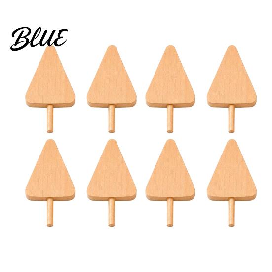 Painting Supplies Unfinished Wood Popsicle Summer Ice Cream Shaped Wooden Holiday Decoration Crafts