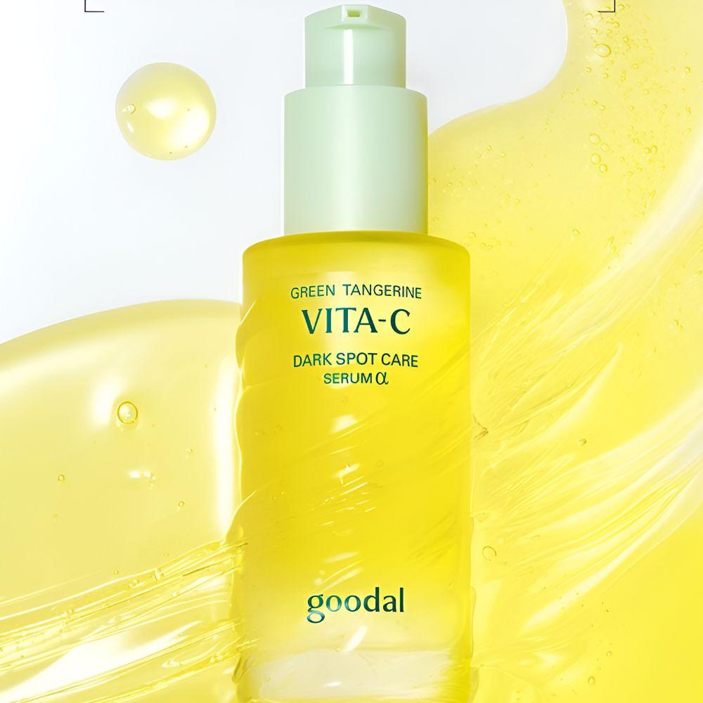 Goodal Green Tangerine Vita C Dark Spot Care Serum Special Set Brightening Serum 30ml x2 + Mini 10ml x2