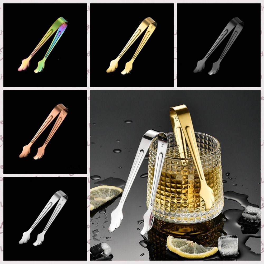 Colorful Sugar Tong Stainless Steel BBQ Clip Food Serving Tool Ice Cube Tong Hotel