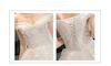 [Housaku Co., Ltd.] Wedding Dress, A-line, Off-shoulder, Lace-up, Layered Skirt, Floral Embroidery, Bridal, Concert, Master of Ceremonies, Recital, Pe
