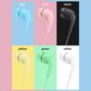 Écouteurs Filaire Macaron 3,5 Mm Intra-Auriculaire Pour Musique Appels Avec Micro Écouteurs Gaming Affaires Simples Multi-Couleurs