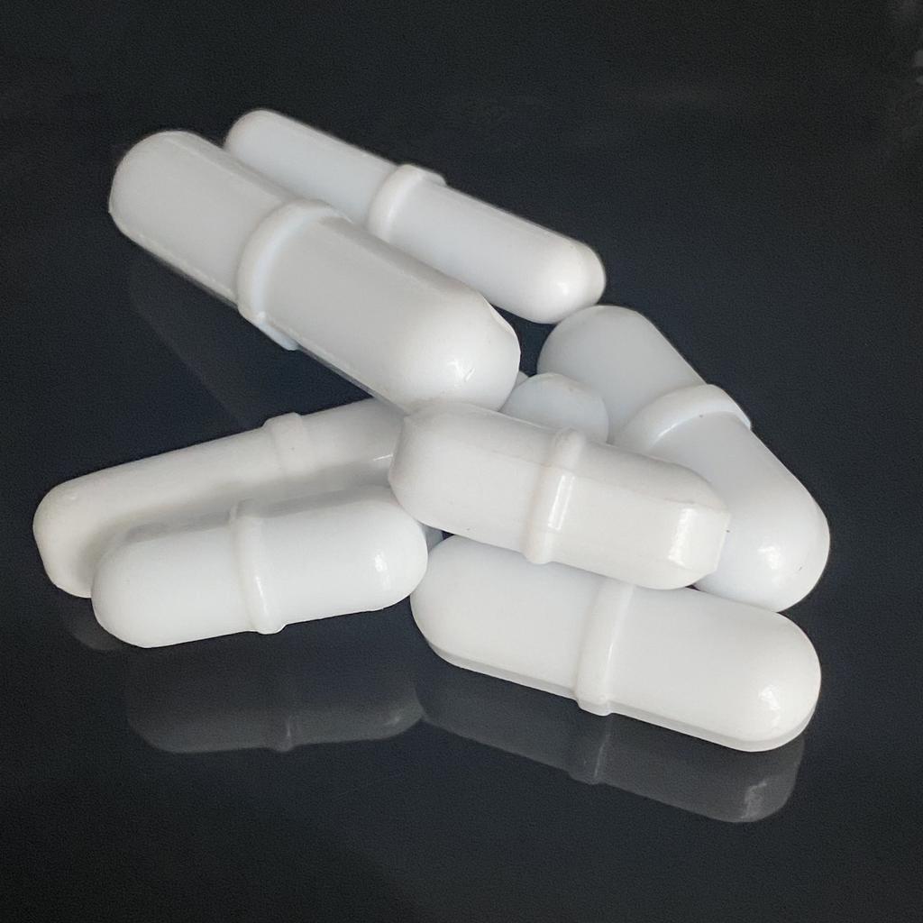 5Pcs Laboratory Magnetic Bar Cylindrical Magnetic Stirrer Rod Stirrer- Mixer Stir Bars Magnetic Stirrer School Laboratory
