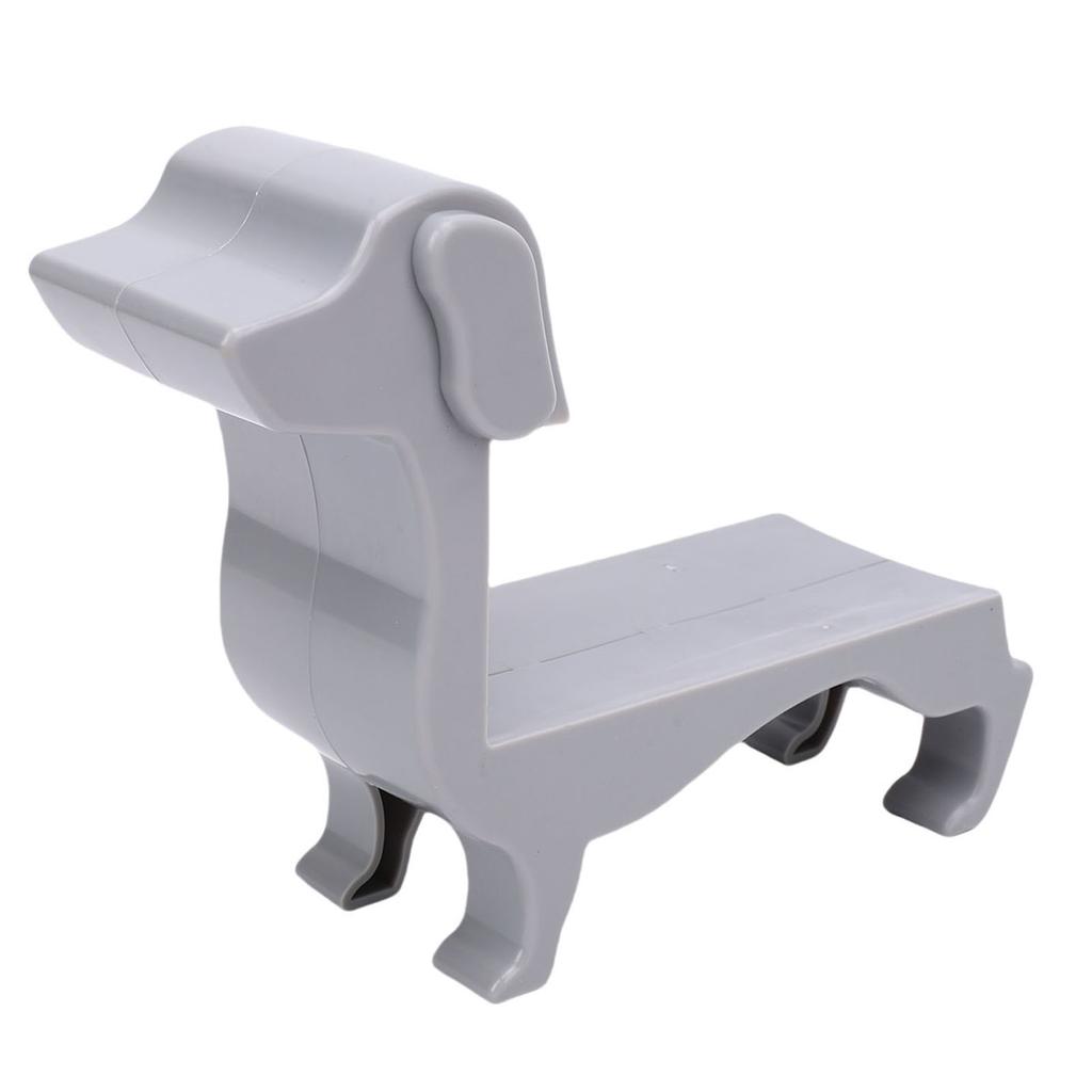 Dekorace držáku na láhev vína jezevčík pro 375 ml 500 ml plastový stolní stojan dárek pro psí mámu šedý