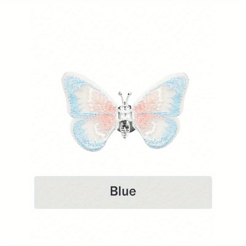 1pc Embroidered Butterfly Car Air Conditioning Vent Decoration That Moves