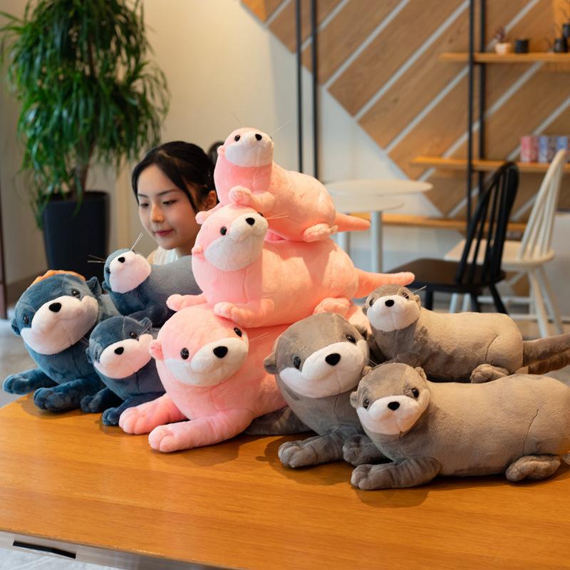 Cute Otter Doll Plush Toy Sea Otter Doll Pillow