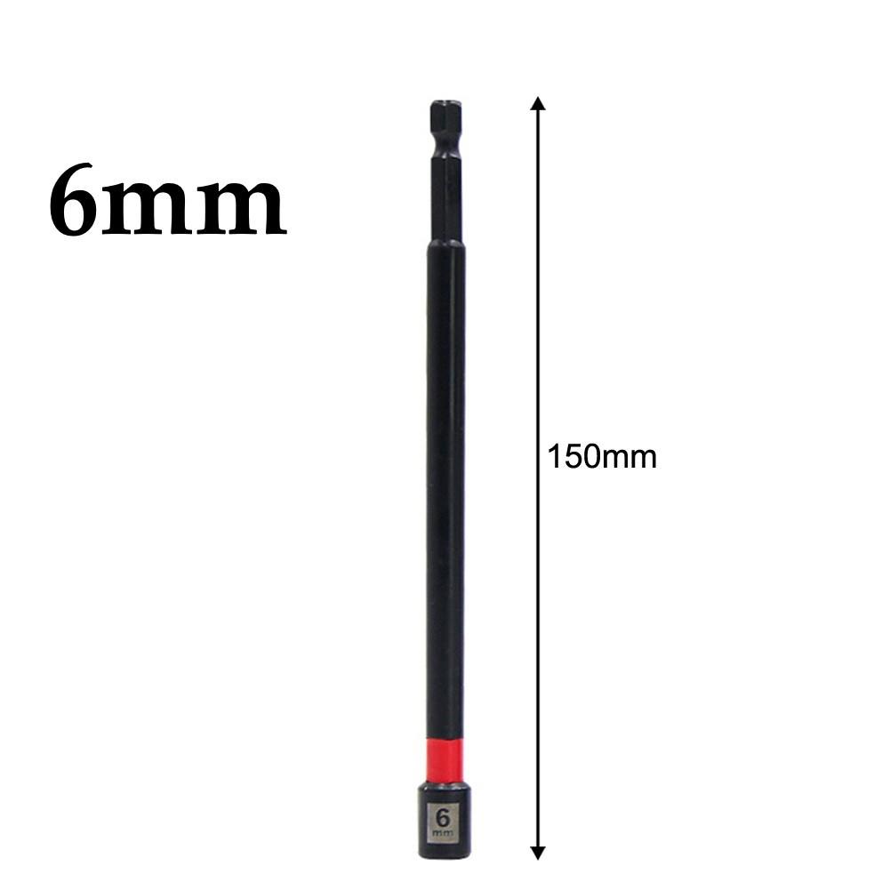 150mm Length Magnetic Long Nut Drivers Set of 5 for Various DIY Tasks