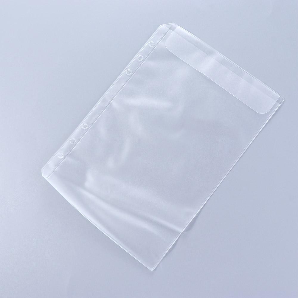 Filler with Flap A5 A6 Size Notebook Binder Binder Pockets Loose Leaf Bags Binder Zipper Folders
