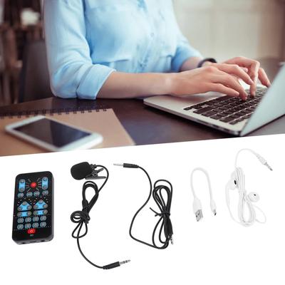 Voice Changer Device  Portable Beautifying Handheld Sound Changer Card 8 Effects for Phone for Podcast