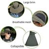 Detachable Hat Top Large Brim Sun Hat Foldable Sun Protection Hat Fashion Fisherman Hat  Fishing