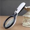 45X Portable Handheld Magnifying Glass Magnifier 3 LED Light, Reading Lens Jewelry Loupe, Practical for Seniors Daily Reading