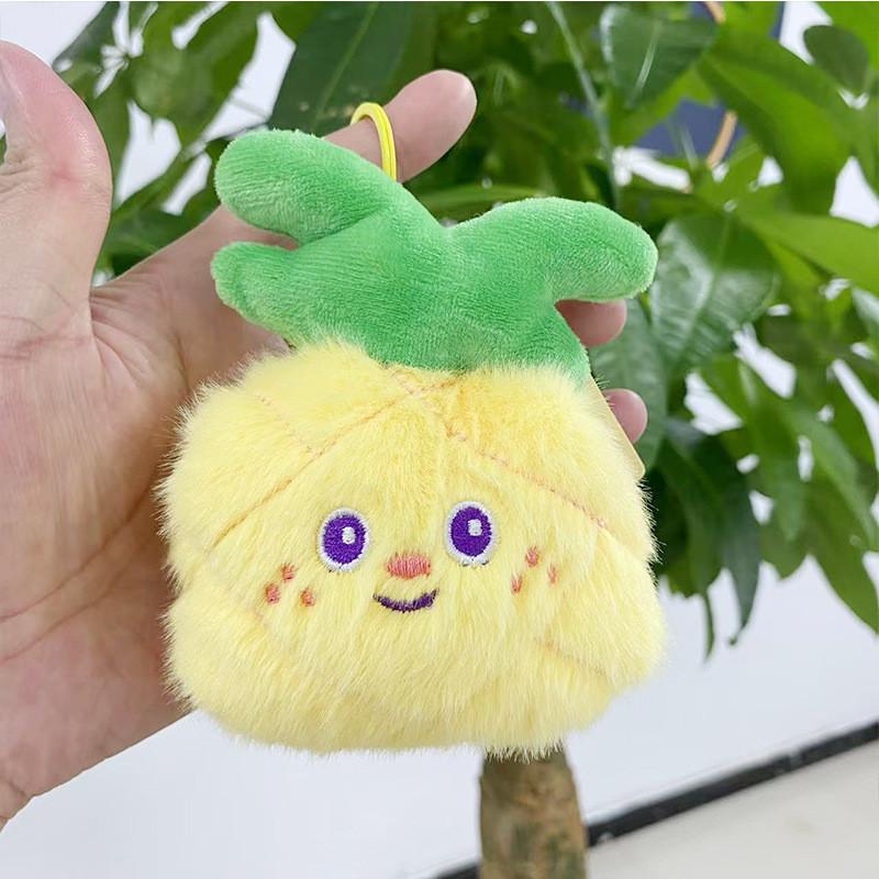 Plush Soft Short Fruit Toys Featuring Watermelon Apple Mango And Pineapple Perfect For Collecting