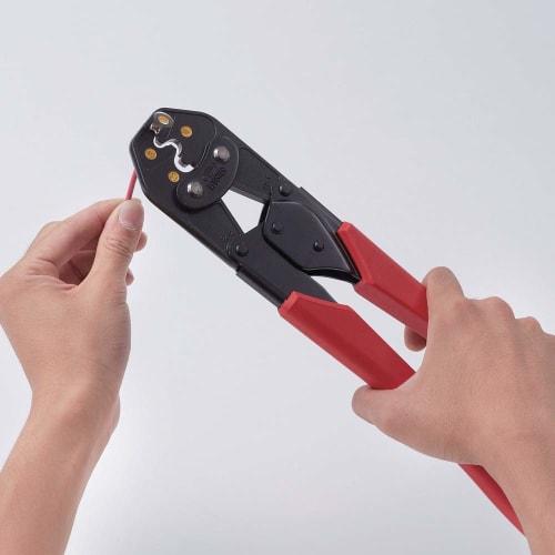 Lobtex (Ebi) bare terminal crimping tool, usable range: 5.5, 8, 14, 22, AK22A