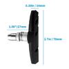 2 Pair Mountain Bike Brake V Brake Pad Cycling Brake Mount Pad Shoe Block Bike Wheel Brake Pad with Bend Pipe &  Sleeve