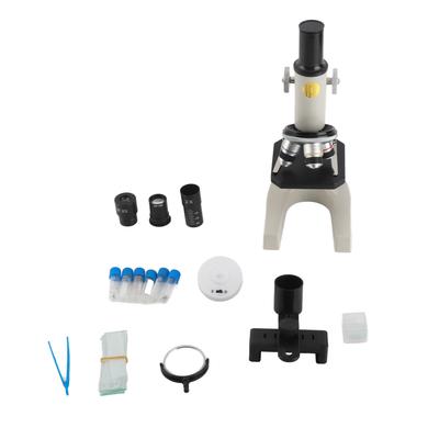 64X 2400X Monocular Optical Microscope School Children Science Experimental Biology Teaching Microscope