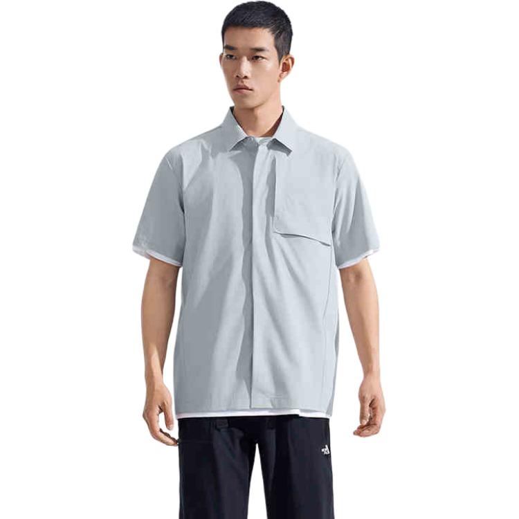 The North Face SS25 Shirt Men's Starlight Gray NF0A8BYP-A0M
