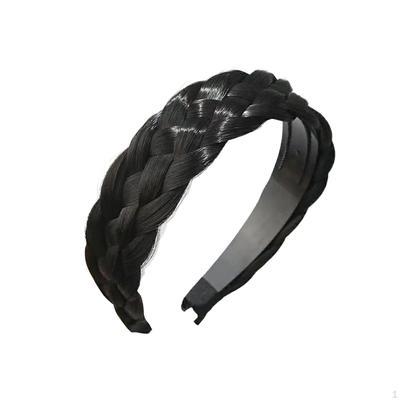 Braid Wig Hair Band Bands Braids Headpiece Headdress Handmade Headbands Braided