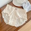 Plus Size Womens Underwear High Stretch Cotton Summer Lightweight Anti Bacterial Gusset Simple Solid Color Hipster Panties