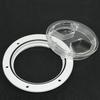 4 6 Inch Round Deck Plate Marine Boat Inspection Hatch Cover Plate Cut Out ABS Plastic Anti-corrosive Boat Deck Hatch Custom