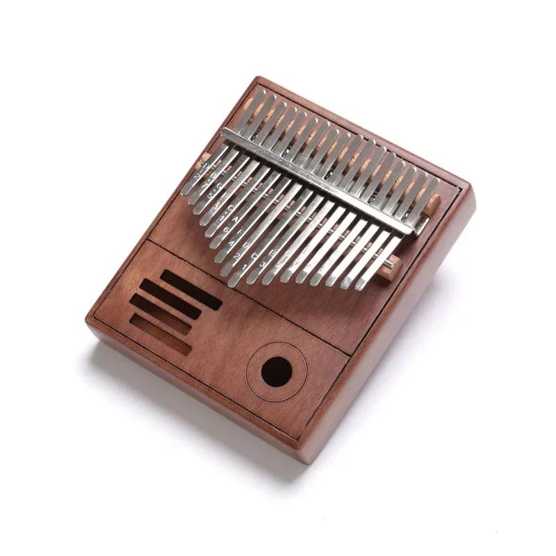 CLEARANCE SALE-17 Key Kalimba African Solid Mahogany Thumb Finger Piano Mbira Calimba Play With Guitar Wood Keyboard Instrument