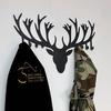 Antler Key Holder Wall Mounted Modern Metal Key Hanger Unique Deer Head Hook Creative Home Decor