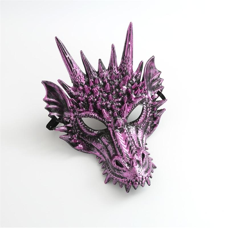 Dragon Mask For Kids Adults Festival Party, Halloween Dragon Cosplay Mask Dragon's Head Mask Halloween Dragon Costume