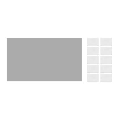 50-120inch 16:9 HD Projector Screen 3D Film Portable Screen Curtains 221 * 125cm (100 In)